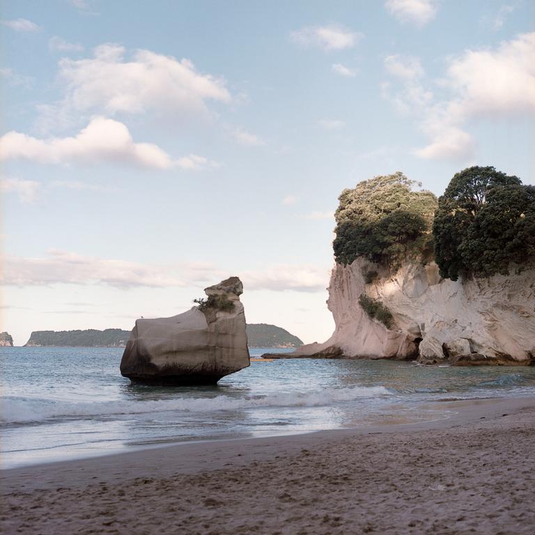  Mares Leg Cove near Hahei, Coromandel. Shot on expired Kodak Portra 120mm film.